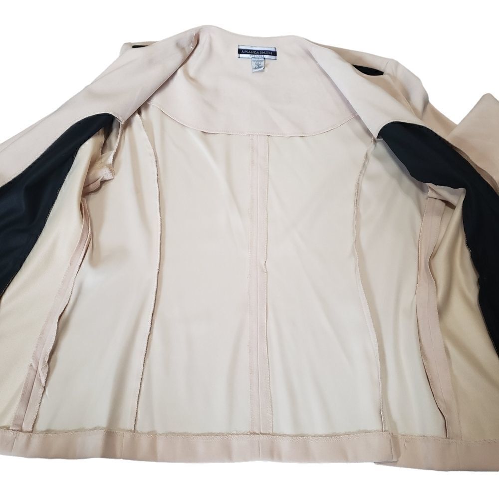 AMANDA SMITH Colorblock Coat Size 14 - Picture 9 of 15